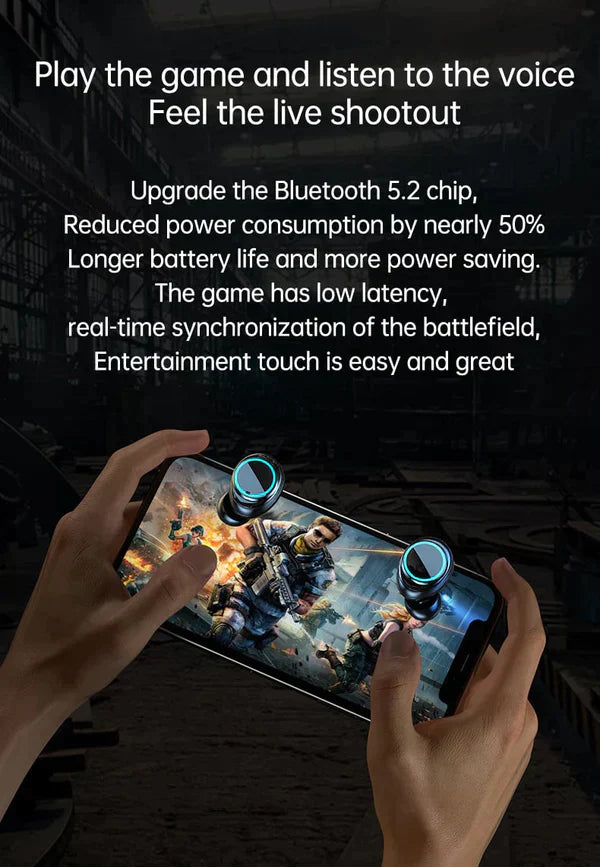 M25 Bluetooth Earbuds With Power-bank For Apple & Android