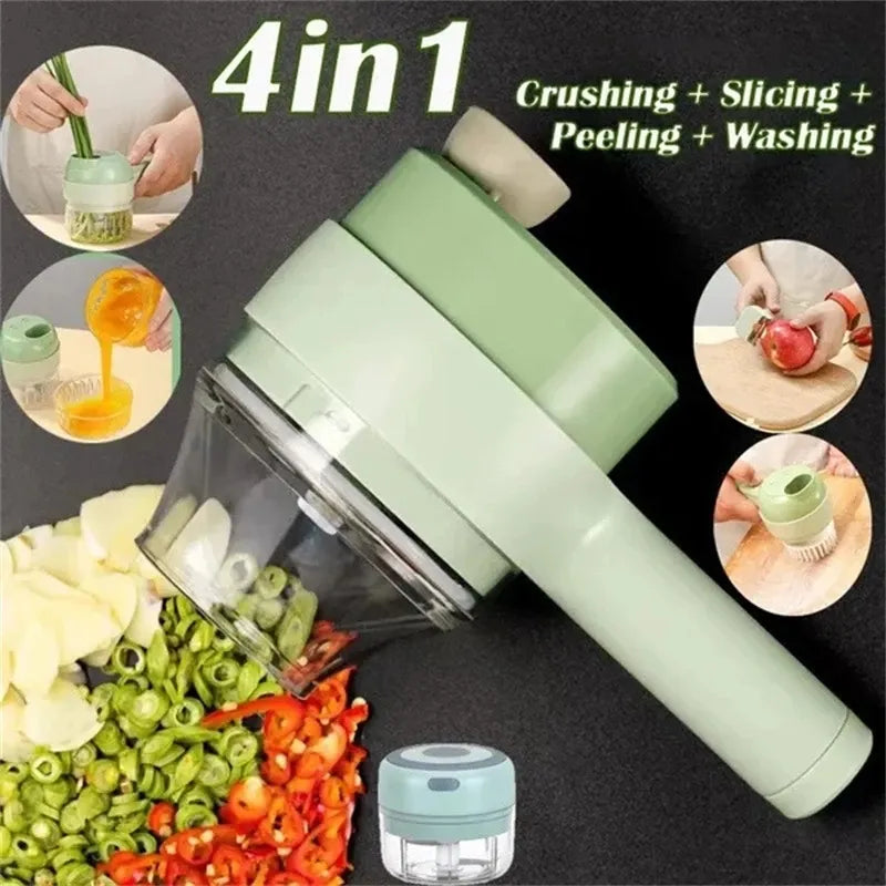 4 In 1 Electric Vegetable Chopper