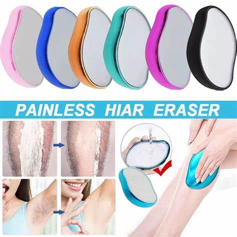 Reusable Crystal Hair Eraser Physical Glass Hair Removal Tool