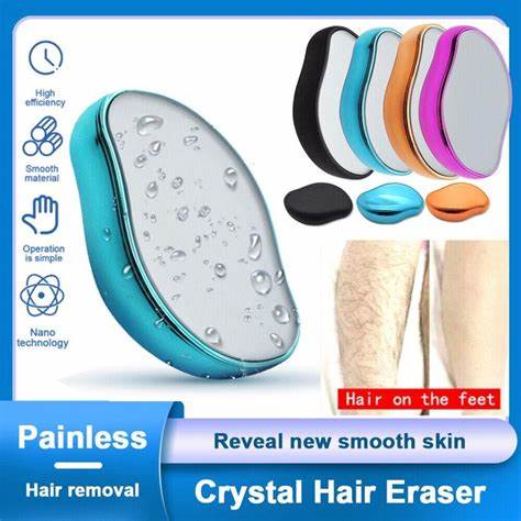 Reusable Crystal Hair Eraser Physical Glass Hair Removal Tool