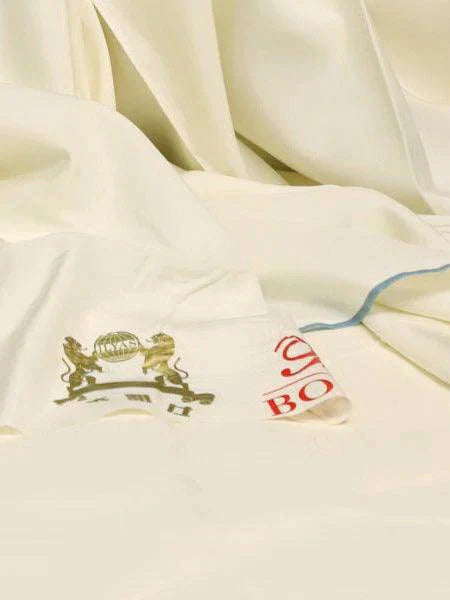 Mens Unstitched Boski Plain Suit Off White