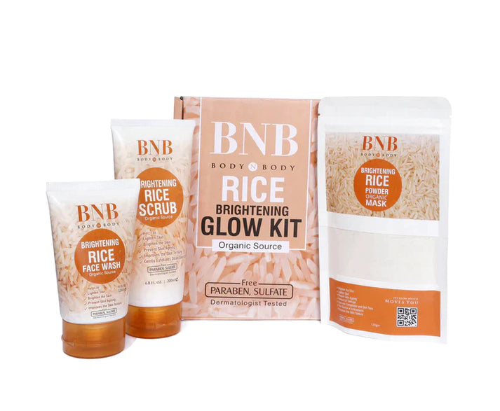 BnB Rice Extract Bright & Glow Kit✨