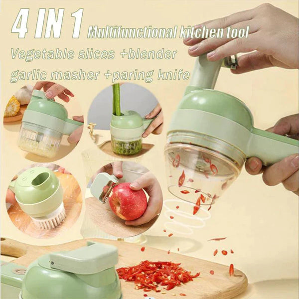 4 In 1 Electric Vegetable Chopper