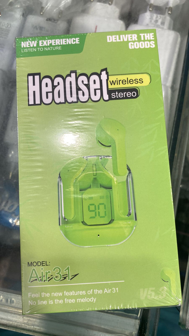 Air A31🔥Transparent Earbuds🎧