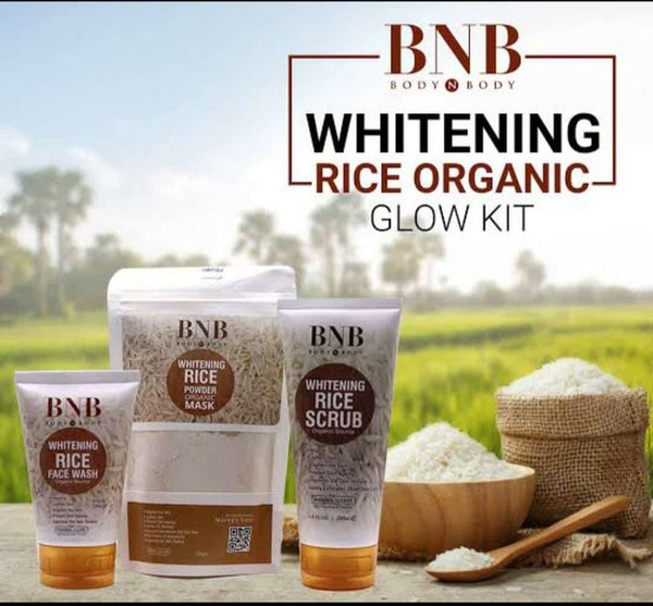 BnB Rice Extract Bright & Glow Kit✨