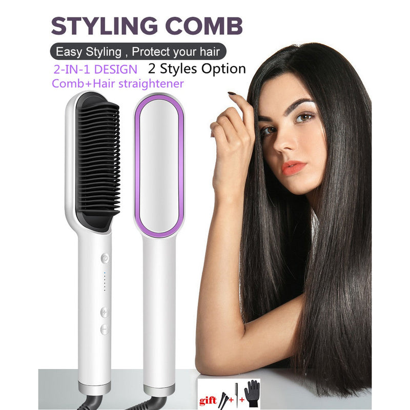 Electric Comb Hair Straightener