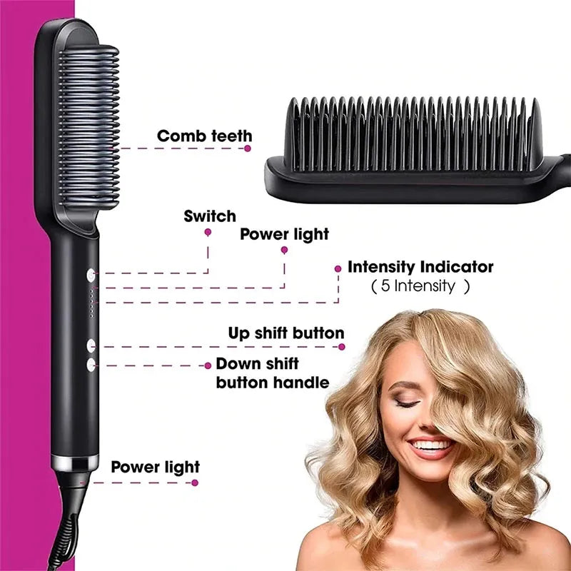 Electric Comb Hair Straightener